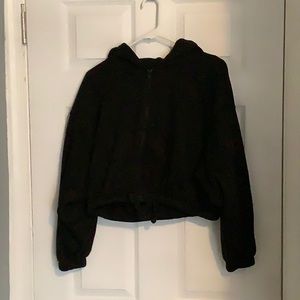 ✨H&M Cropped Zip Up Hoodie✨